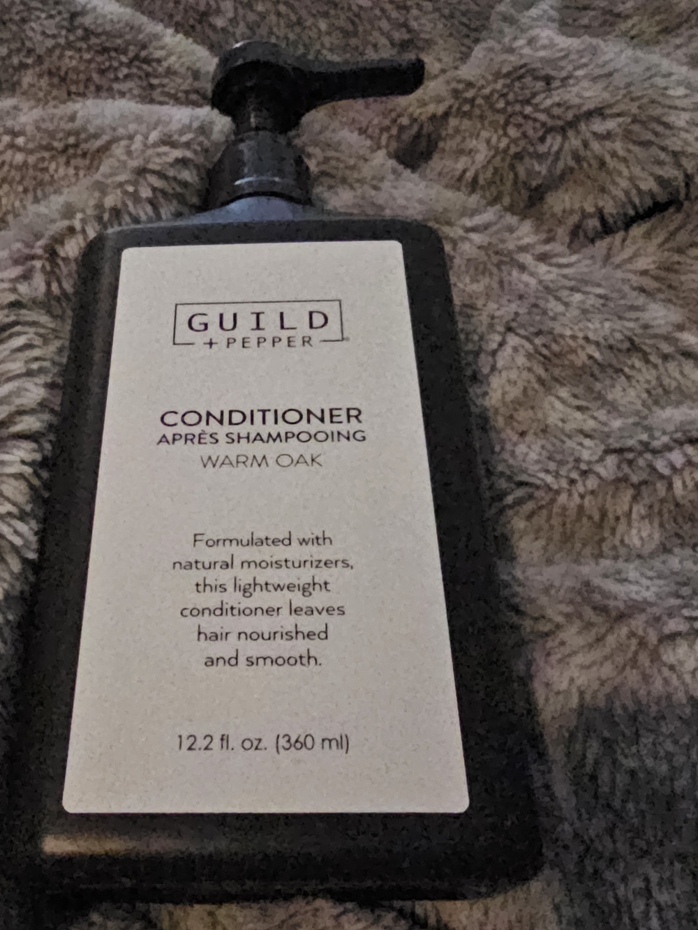 Warm Oak Conditioner for Men - Black